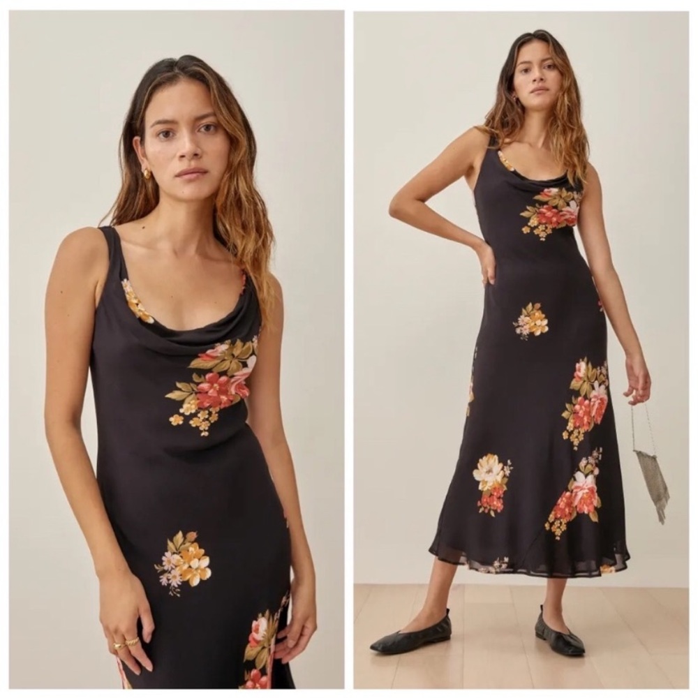 Reformation Emmeline Midi Dress Size 0